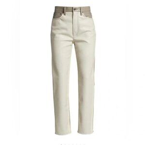 LIke new Agolde Two-Tone 90s Leather Pant sz 26